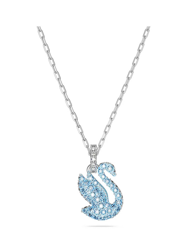 Swarovski Halsband Iconic Swan - Silver/Blå