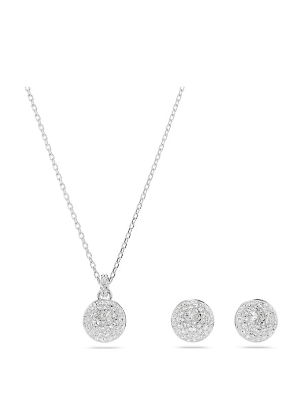 Swarovski Halsband och Örhängen Meteora Gift Set - Silver