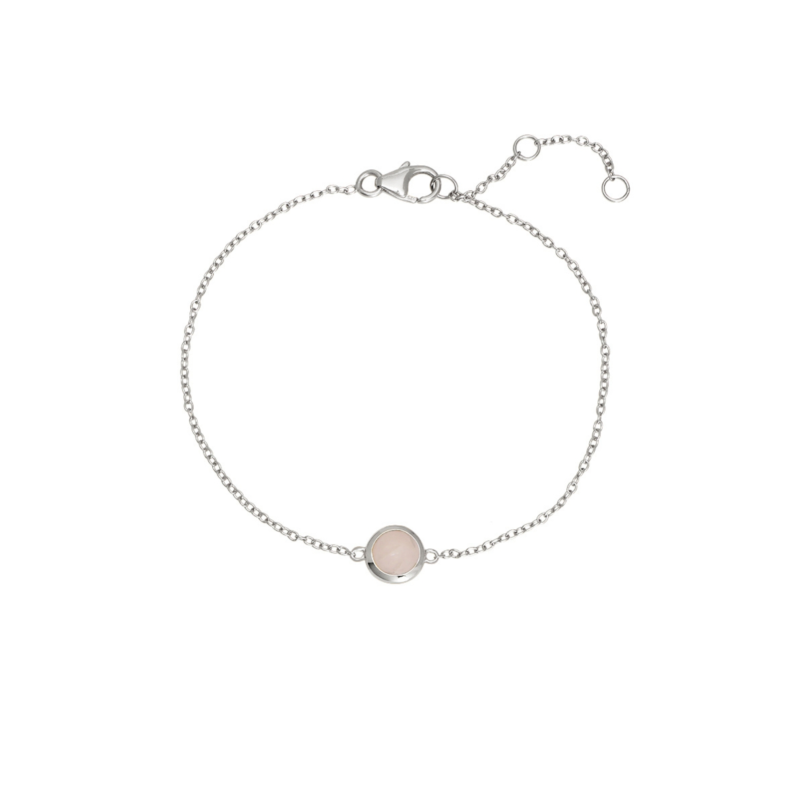 Armband Dear Silver Rosa