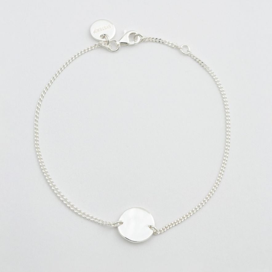 Armband Minimalistica Hammered Silver