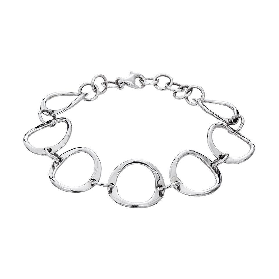 Armband i äkta silver- Cirklar