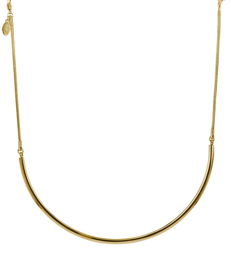 Astrid & Agnes - KAJSA Kort Halsband Guld