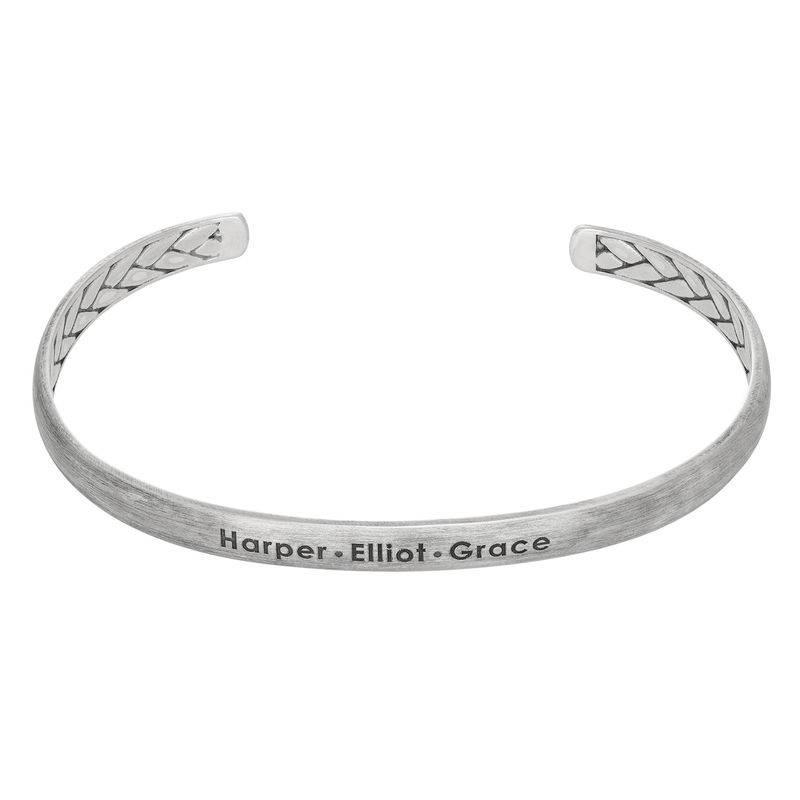 Bangle Armband för Män i Silver