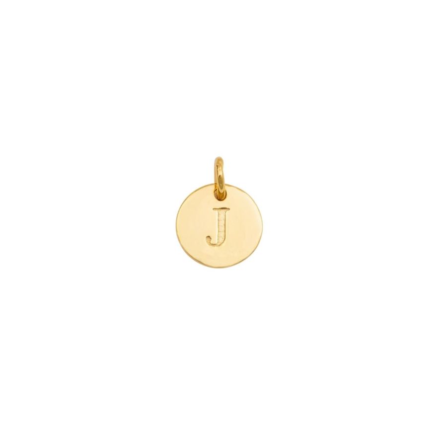 Berlock Mini Letter Guld J