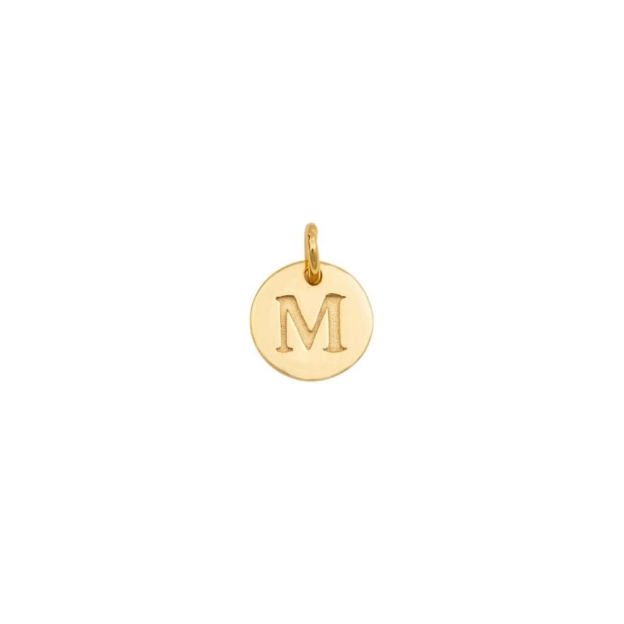 Berlock Mini Letter Guld M