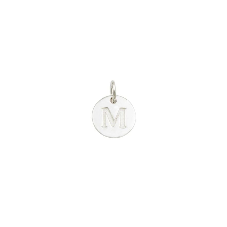 Berlock Mini Letter Silver M