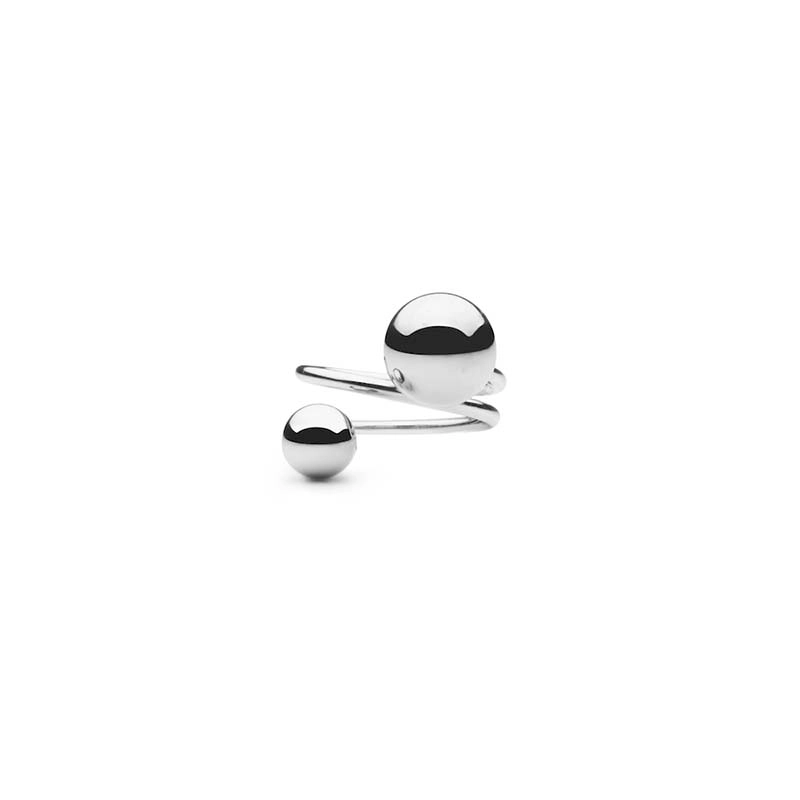 CU Jewellery - Globe Big Ring Silver