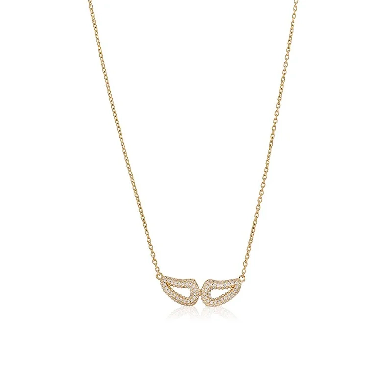 Carolina Gynning - Classy Mini Wings Halsband Guld