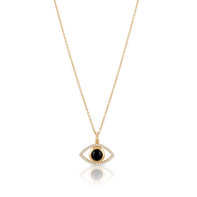 Carolina Gynning - Devine Eye Halsband Guld