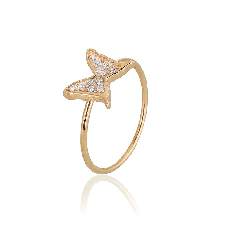 Carolina Gynning - Petite Papillion Sparkling Ring Guld