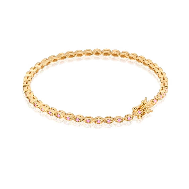 Carolina Gynning - Time To Glow T-armband - Pink Guld