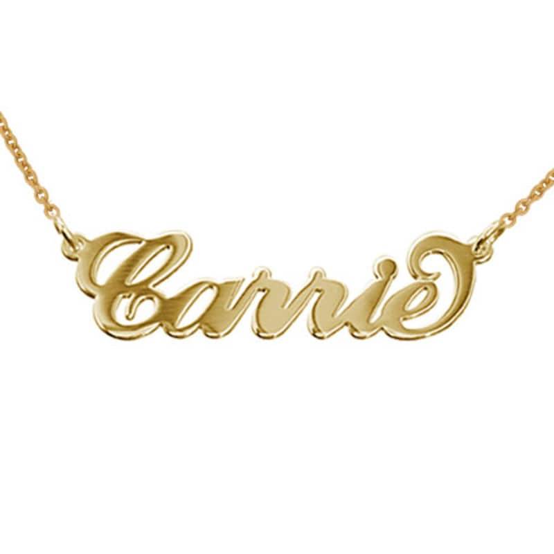 Carrie-halsband i guld vermeil