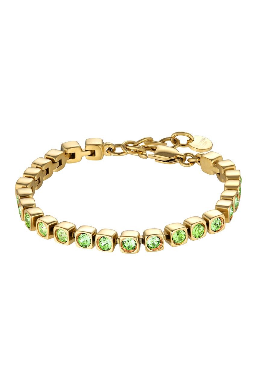 Dyrberg/Kern Cory Armband, Färg: Guld, Green, Onesize, Kvinna