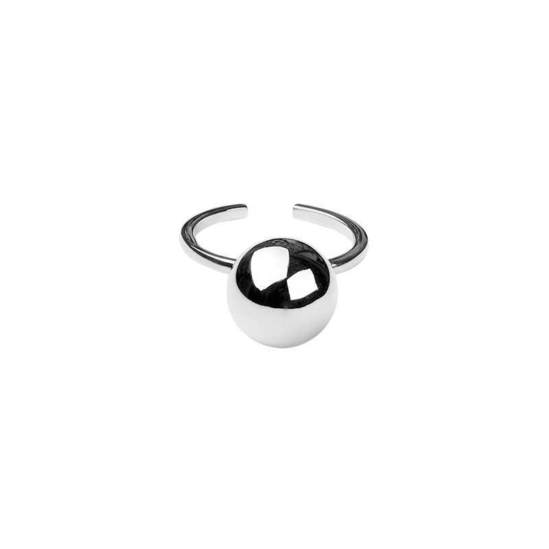 Emma Israelsson - Globe Ball Ring Silver