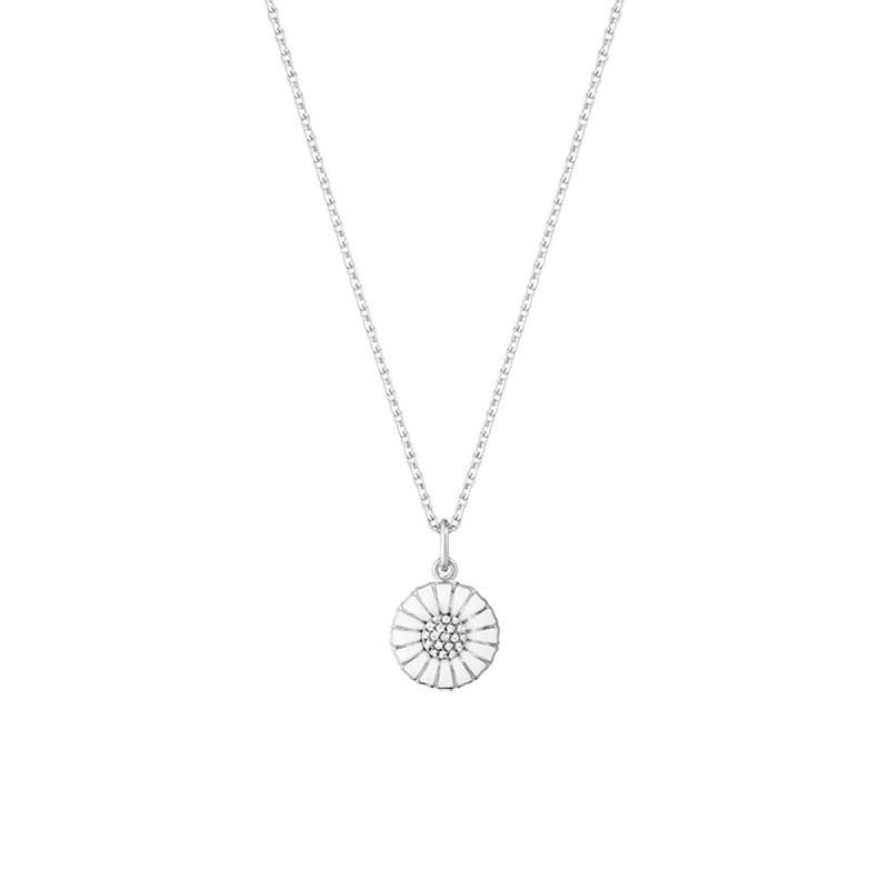 Georg Jensen - Daisy Litet Halsband Silver Med Diamanter