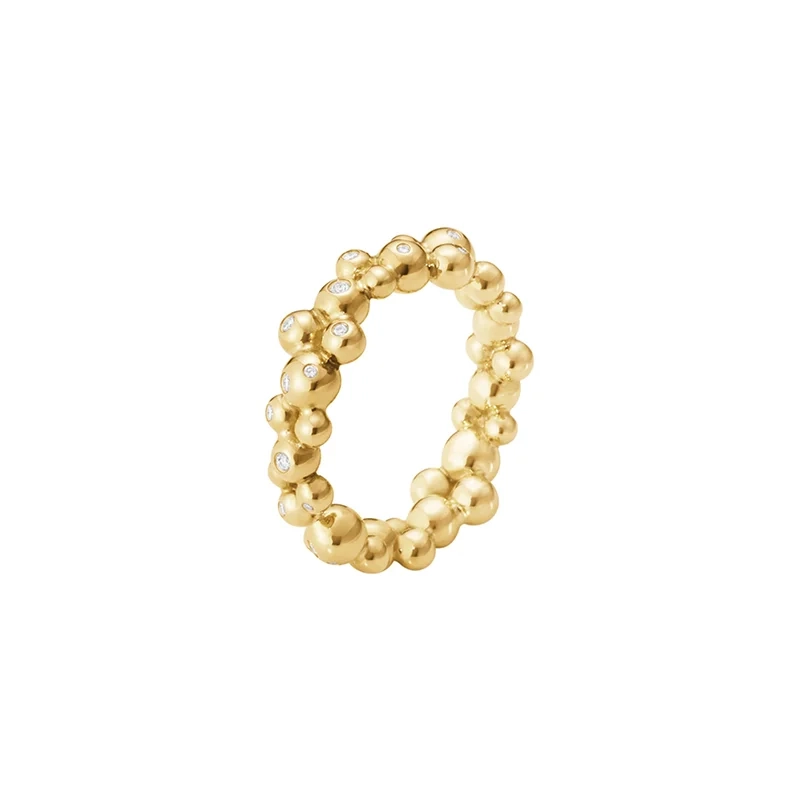 Georg Jensen - Moonlight Grapes Kluster Ring Guld & Diamanter