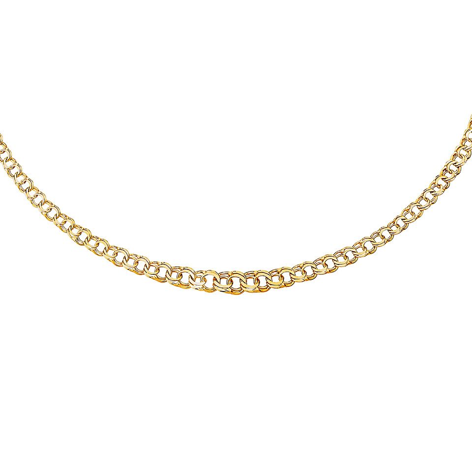 Halsband i 18K guld 42cm