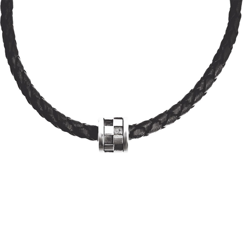 Halsband i läder 45cm