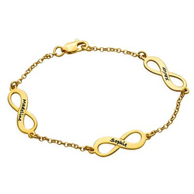 Infinity Armband i Guld Vermeil