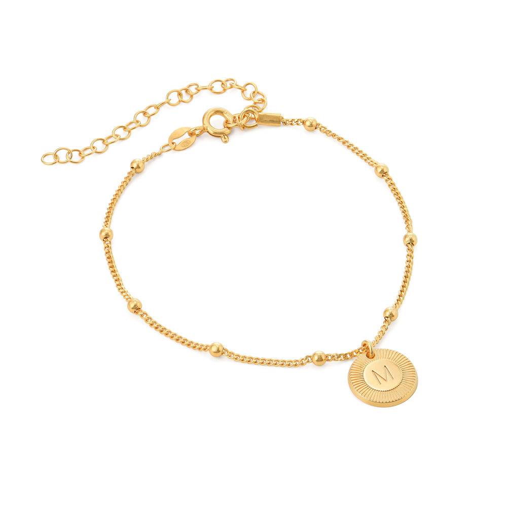 Mini Rayos Initial Armband i 18K guld vermeil