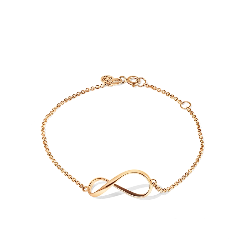 Nordic Spectra - Eternal Flow Single Armband Guld