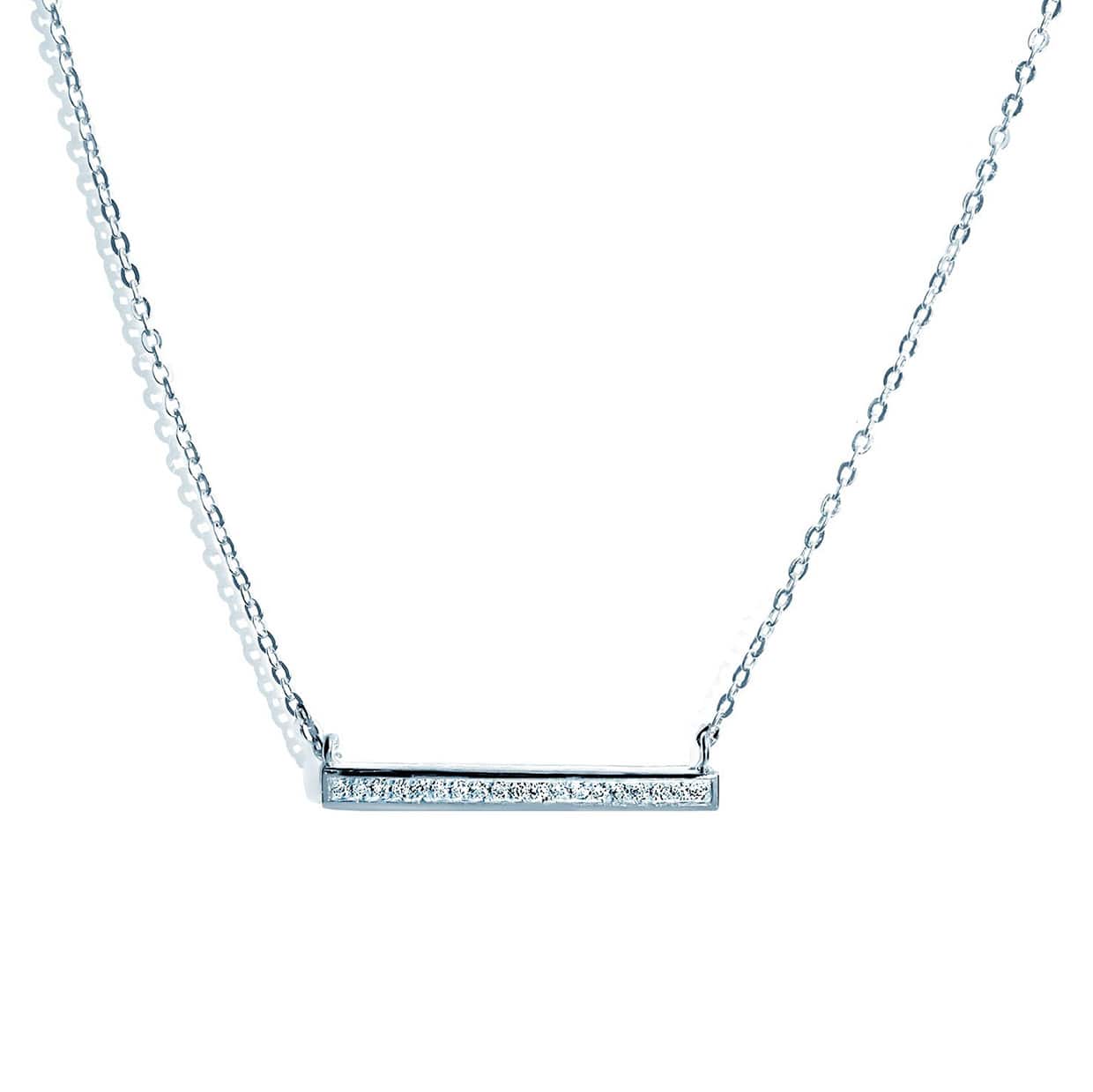 Oxford Silver Long Petite Halsband