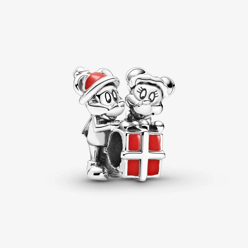 PANDORA - Disney Musse Pigg och Mimmi Pigg Julklapp Berlock