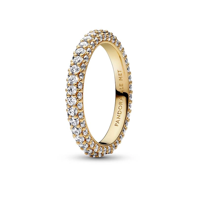 PANDORA - Pandora Timeless Pavéprydd Ring Guld