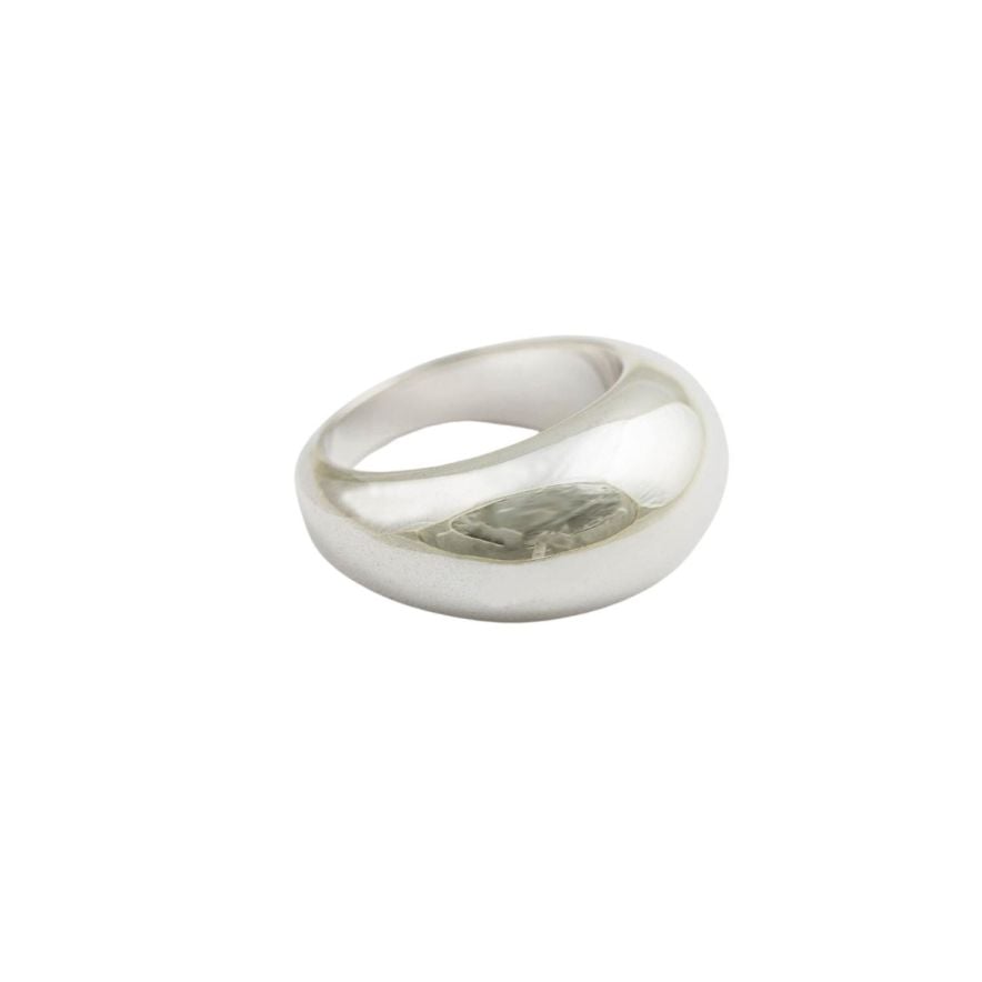 Ring Bolded Big Silver 19mm