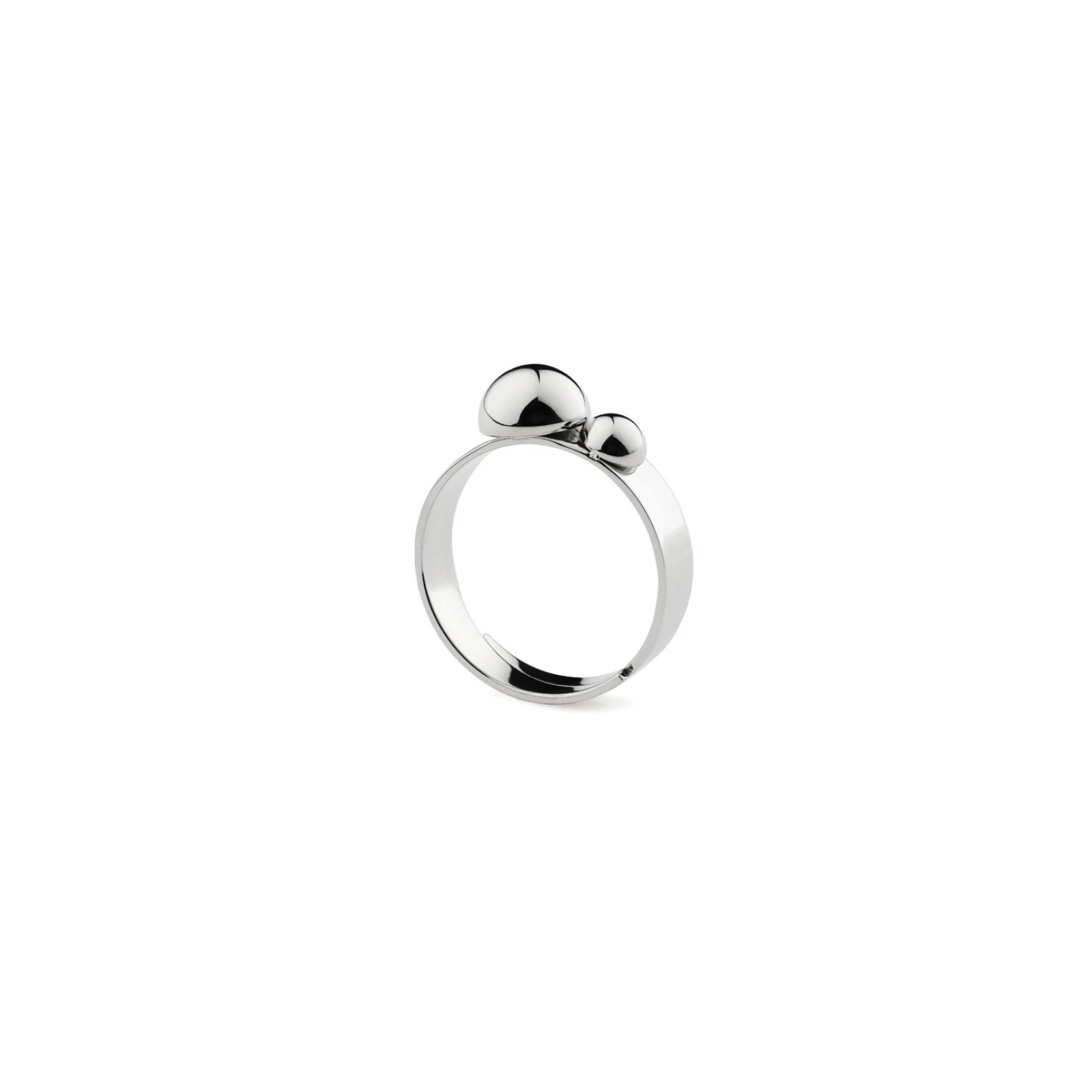 Ring Solar Duo Silver