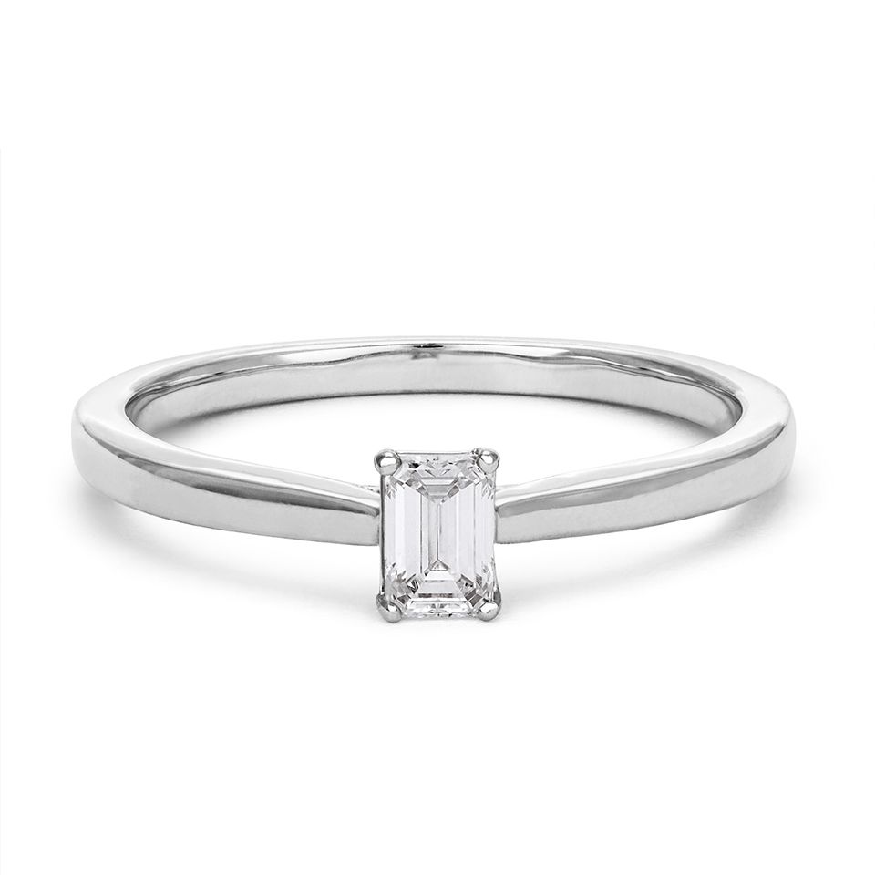 Ring med labbodlad diamant Stella, 15.0