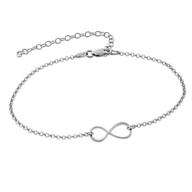 Silver Evighets Armband - Justerbar