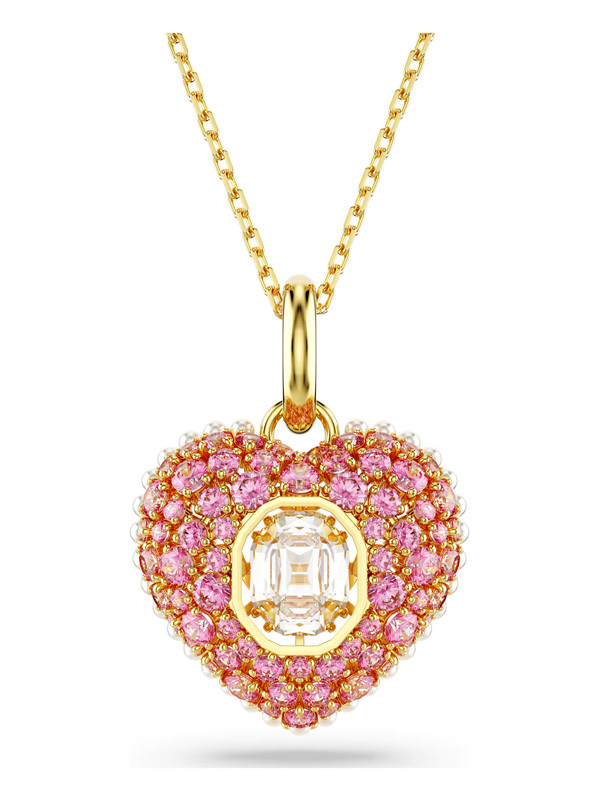 Swarovski Halsband Hyperbola - Rosa/Guld