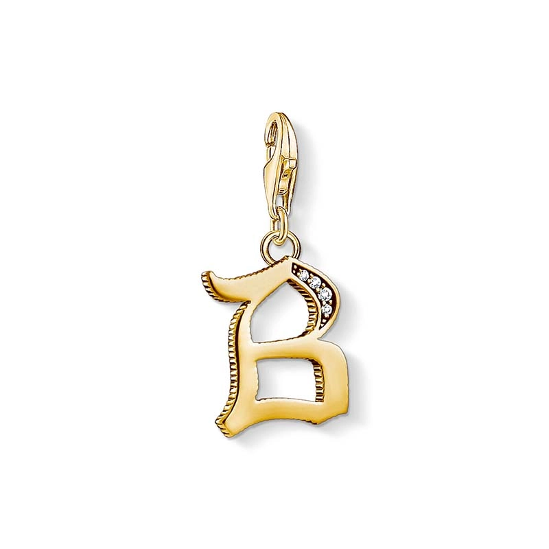 Thomas Sabo - Berlock Bokstav B Guld Thomas Sabo