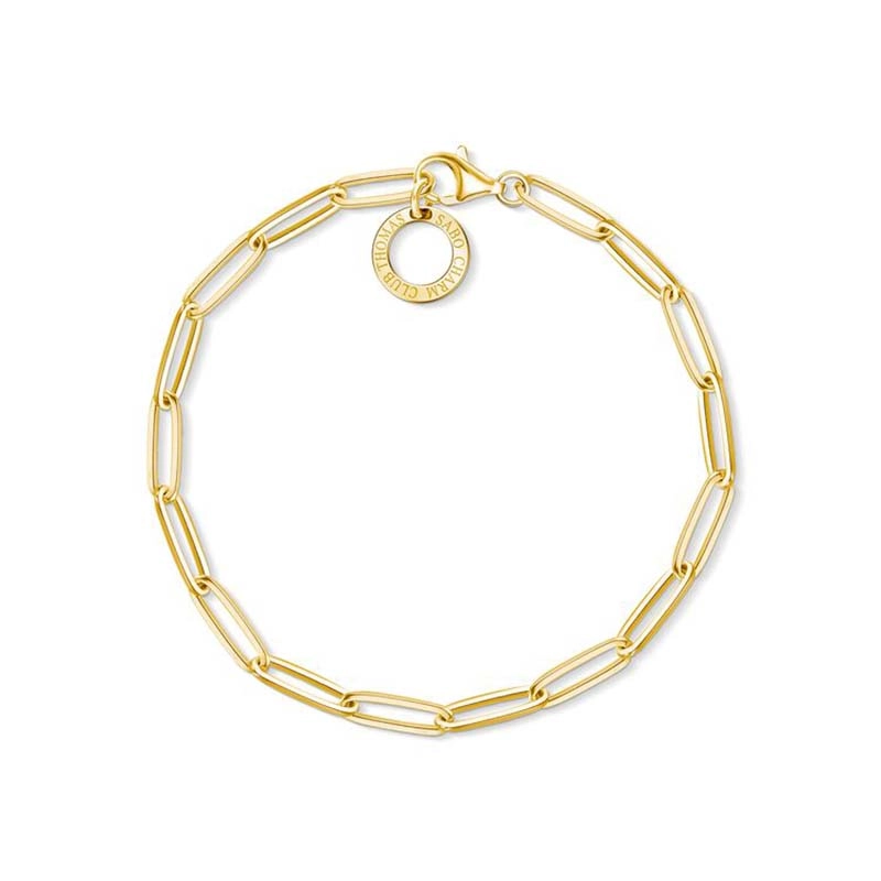 Thomas Sabo - Charm Club Kantigt Armband Guld