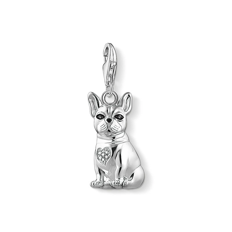 Thomas Sabo - Fransk Bulldog Silver Berlock