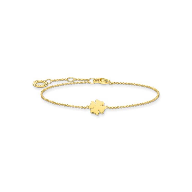 Thomas Sabo - Fyrklöverblad Armband Guld