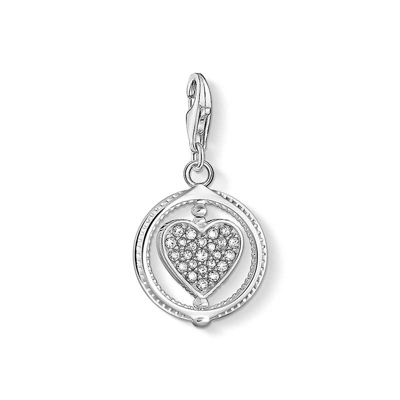 Thomas Sabo - Pavéhjärta Silver Berlock