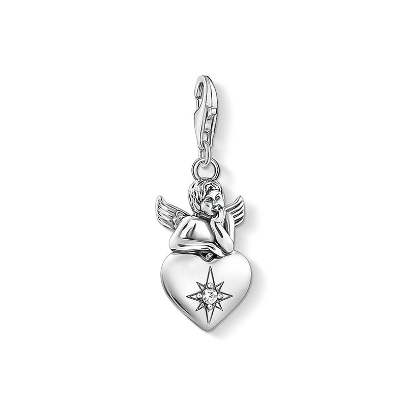 Thomas Sabo - Skyddsängel med Hjärta Silver Berlock